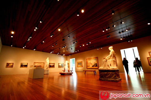 Không gian bên trong của bảo tàng De Young Không gian bên trong của bảo tàng De Young