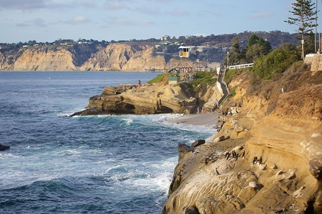 Một góc nhỏ bên Vịnh La Jolla
